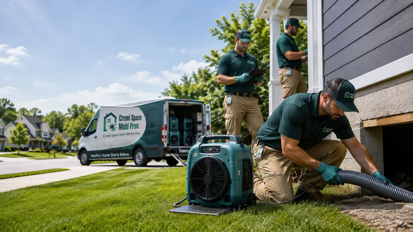 Crawl Space Mold Removal in Warminster, PA